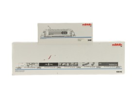 Märklin 3460+48046 HO: Electric locomotive Series 460 (Re 4/4VI) and Kombirail transport system (2)