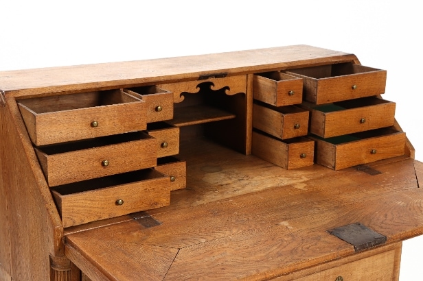 Barok chatol af egetræ, 1700-tallets slutning