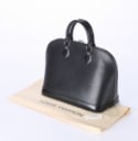 Louis Vuitton: An 'Alma' PM bag of black Epi leather. 2007.