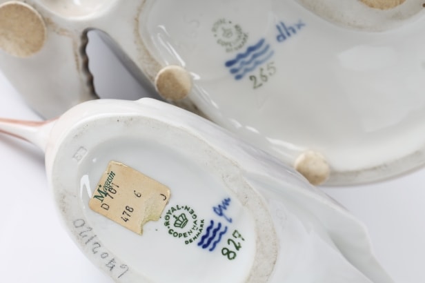 Royal Copenhagen porcelænsfigurer: Søløve og terne (2)