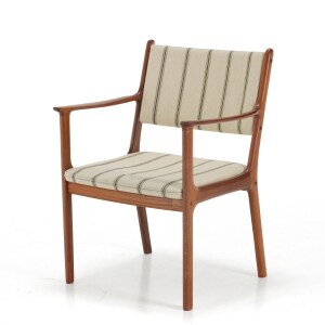 Ole Wanscher. Armchair model PJ-412, mahogany | Lauritz.com