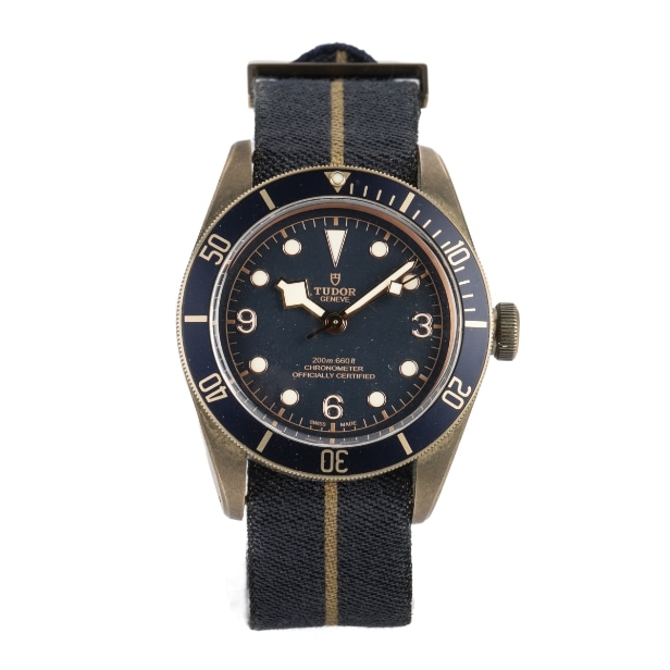 Tudor Black Bay Bronze men's wristwatch.