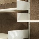Dieter Rams, Vitsoe, reol/reolsystem 606, 12 hylder, aluminium (16)