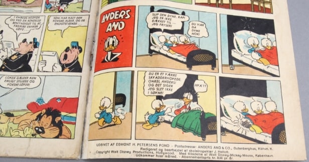Walt Disney's Anders And & Co. Nr. 2, 3, 4 fra årgang 2 1950 samt Nr. 8, 9, 10, 11, 11B og 12. 2. årgang, 1950 (9)