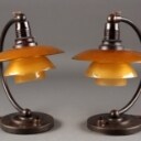 Poul Henningsen, Par natbordslamper (2)  Denne vare er sat til omsalg under nyt varenummer 5333590