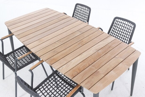 Cinas. Havebord samt fire stole - Model Rio & Parc (5)