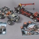 Lego Technic. Lastbil m/ anhænger samt bil, 8285 & 8297, m/ manualer (2)
