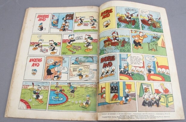 Walt Disney's Anders And & Co. Nr. 2, 3, 4 fra årgang 2 1950 samt Nr. 8, 9, 10, 11, 11B og 12. 2. årgang, 1950 (9)