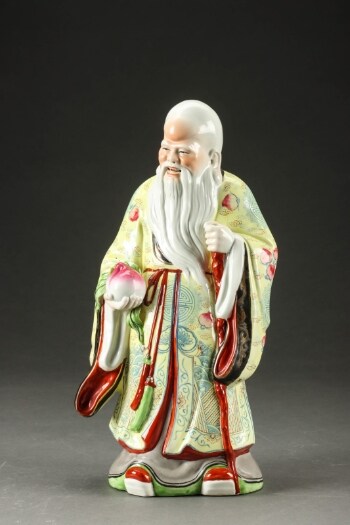 Shouxing figur af porcelæn, 1900-tallets midte/slutning