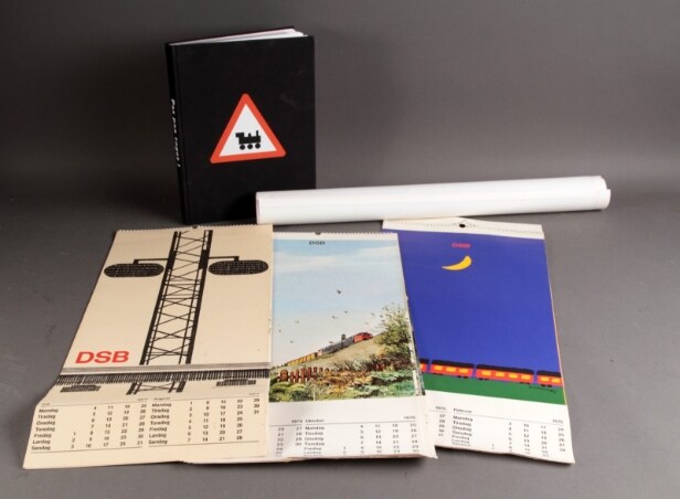 Per Arnoldi, Bo Bonfils m.fl. Plakater, kalender samt bog for DSB (8)
