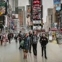 Ole Ziger, oliemaleri, 'Tourist on Times Square' Denne vare er sat til omsalg under nyt varenummer 4128707