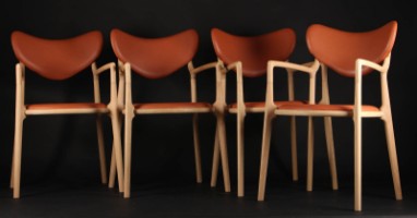 transaktion Afskrække quagga True North Designs. Fire Salon stole, Egetræ hvidolie (4) - Lauritz.com