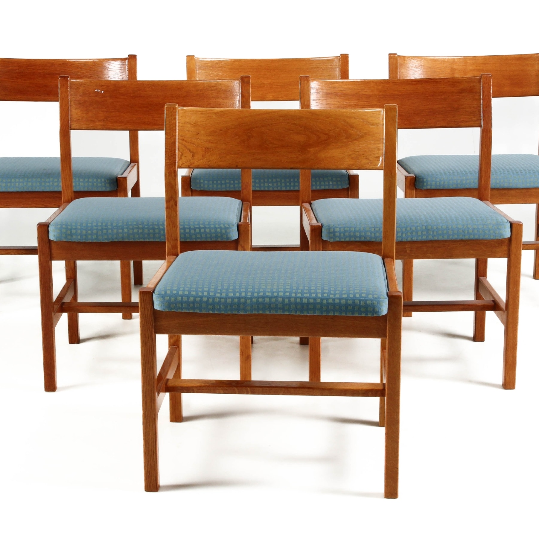 Børge Mogensen for Fredericia Stolefabrik. Seks spisestole, model