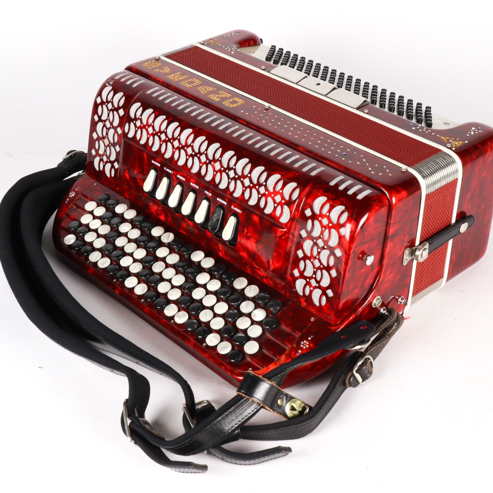 Svedano by Excelsior. Italian button accordion, model 609