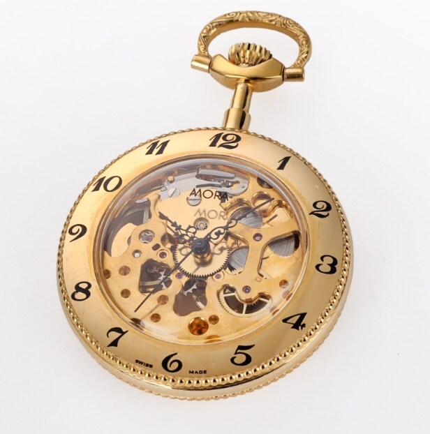 Oudin A Paris, Moeris and Mora. Collection of pocket watches in i.a. silver (6)