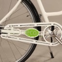 ECO2. Hvid unisex cykel. Model 'Retro'