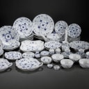 Royal Copenhagen. Musselmalet riflet service af porcelæn (62)