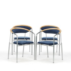 Henrik Tengler. Four armchairs, model 'Chairman' (4)