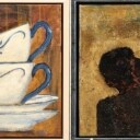 Gitte Skovmand, Ellis Utzon, etc. Collection paintings. (4)
