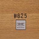 526. Nissen & Gehl for Aksel Kjersgaard. Two solid oak coffee tables, model AK825 and AK830, Naver Collection (2)