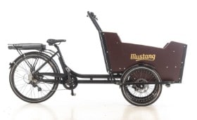 Mustang Cargo Electric el-ladcykel med 8 gear - Black