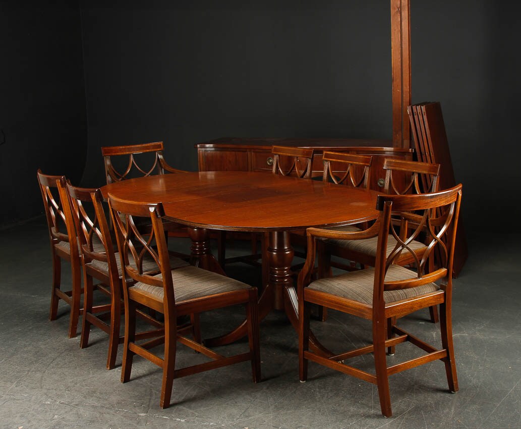 Englisches Esszimmer aus Mahagoni (22) | Lauritz.com