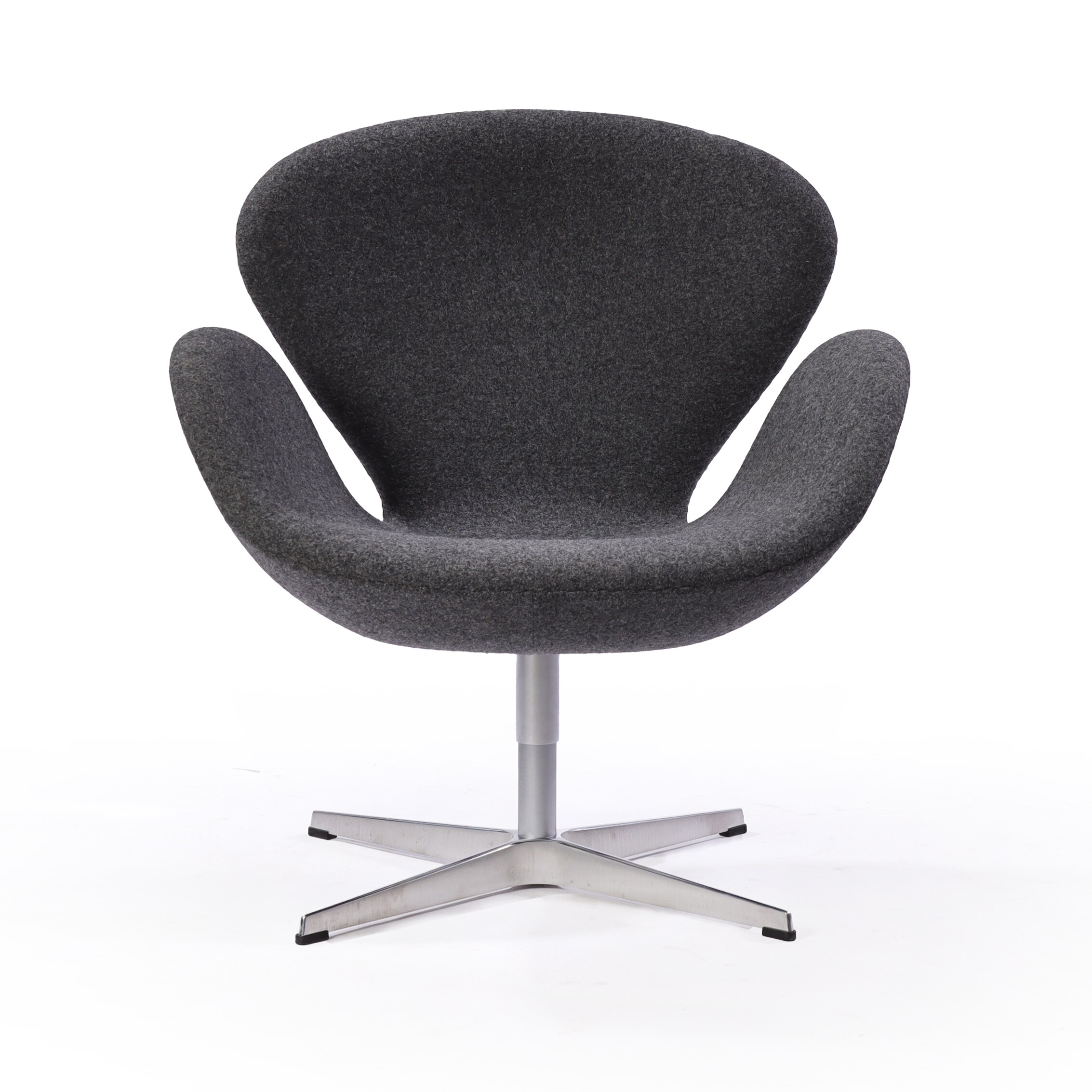 Arne Jacobsen The Swan with grey Divina wool Fritz Hansen 2023