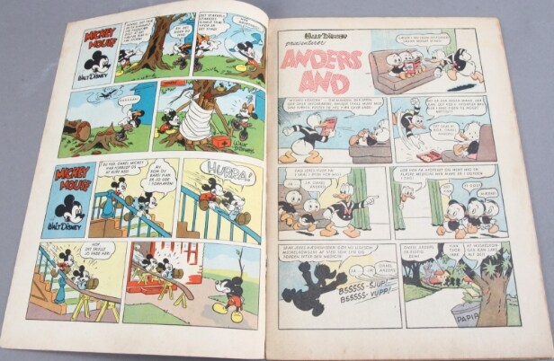 Walt Disney's Anders And & Co. Nr. 2, 3, 4 fra årgang 2 1950 samt Nr. 8, 9, 10, 11, 11B og 12. 2. årgang, 1950 (9)