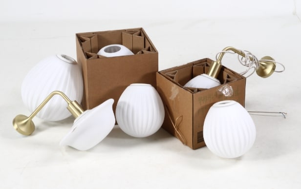 Luigi Vittorio Cittadini for Umage. Four shades and two wall lamps, model Around the world, large (6)