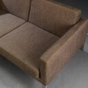 C.F. Møller Topersoners sofa med stel af metal model CFM 06