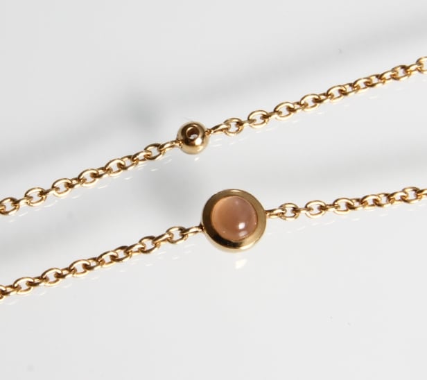 Ole Lynggaard. 'Shooting Stars' necklace of 18 kt. gold