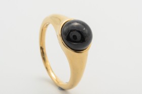 Ring med Spinel, 14 kt. guld, str. 52