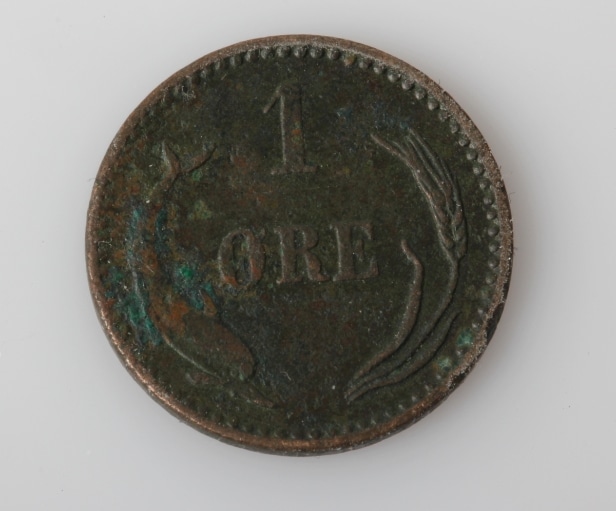 Dansk 1 øre. 1881  