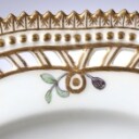Royal Copenhagen. 'Flora Danica' tallerken af porcelæn, Juliane Marie-mærket