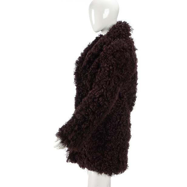Jacket made of colored lambskin, size 36