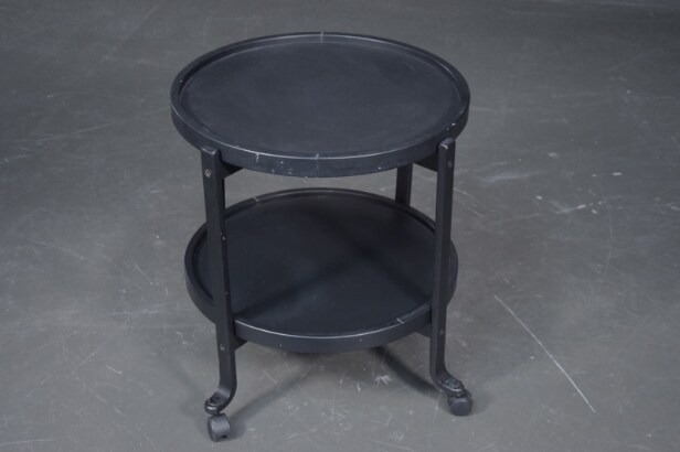 Bakkebord / rullebord med hjul, vendbar plade