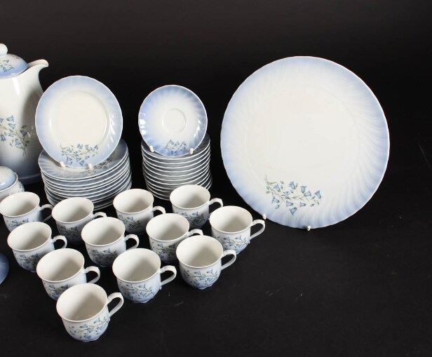 Christineholm, Klokkeblomst kaffestel af porcelæn (44)