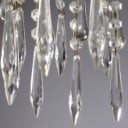 'Teardrop' chandelier of Murano glass and brass from the 70s