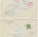 LOT 98. LETTERS. SWEDEN. Batch of censorship letters from Sweden to Denmark