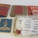 Samling gamle glansbilleder. Ca. 1920-1950. (13 albums + løse ark m.m.)