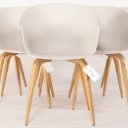 655. GamFratesi for Gubi. Six armchairs model Bat Dining Chair (6)