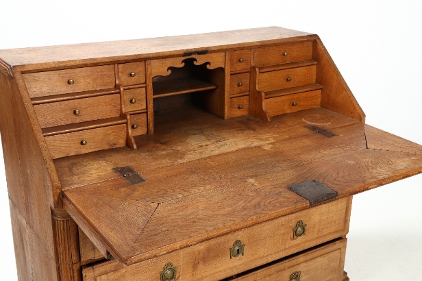Barok chatol af egetræ, 1700-tallets slutning