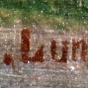 A. Lund. Hvidøre Slot, Strandvejen, Klampenborg, olie på lærred, ca. 1910/20erne