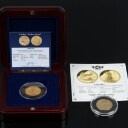 Amerikanske guldmønter, Liberty 10 dollar samt Indian Head 5 dollar (2)