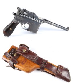 Mauser C96 semi-automatic pistol cal. 30, with holster