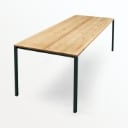dk3. 'Less Is More Table', oiled oak, L. 240 cm, unused