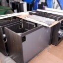 Boffi Køkken med Corian plade og Gaggenau hvidevarer