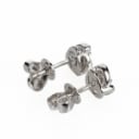 Diamonds by Frisenholm. A pair of diamond earrings of 9 kt. white gold. (2)