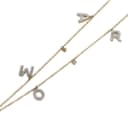 Amore necklace in 18 kt. gold with diamonds