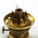 Samling bordlamper m.m. bl.a. Royal Copenhagen, Holmegaard m.m., 1900-tallets 2. halvdel. (3)